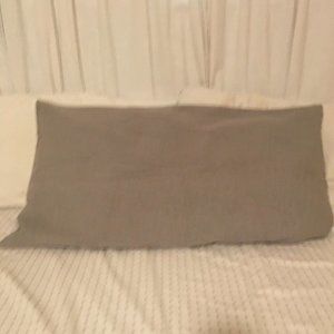 Pair of 2 gray king size shams